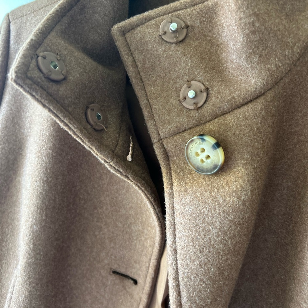 Calvin Klein walker coat stand collar for Macys - Picture 11 of 16